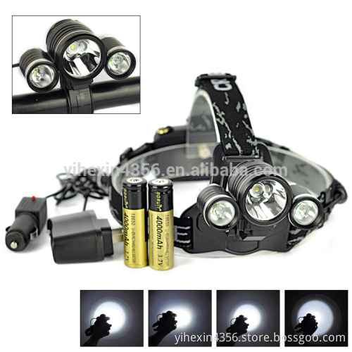 Boruit CREE XML T6 LED Reachargeable Zoomable USB Charging Headlamp